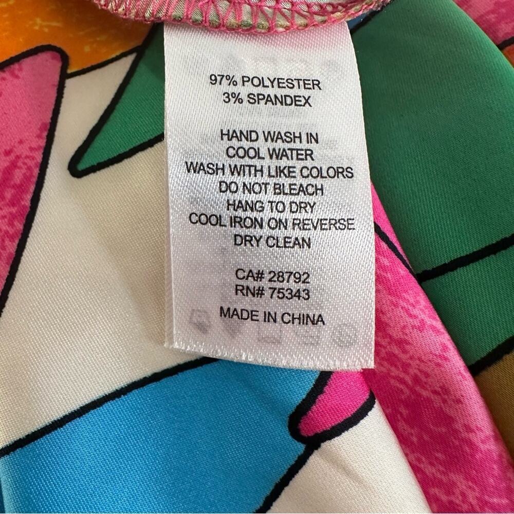 Rachel Zoe Floral Resort Wear Midi Skirt Multicolor Small - Picture 5 of 6